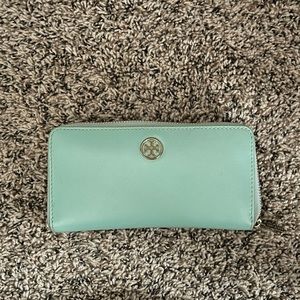 Tory Burch Teal Wallet